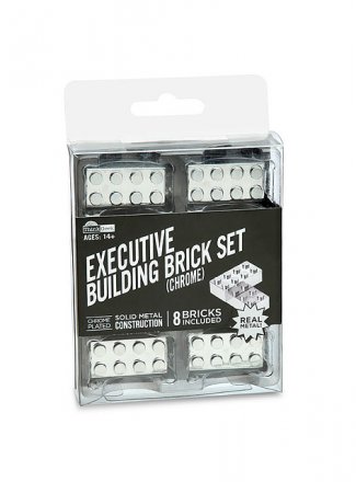 Executive Building Brick Set (Chrome)